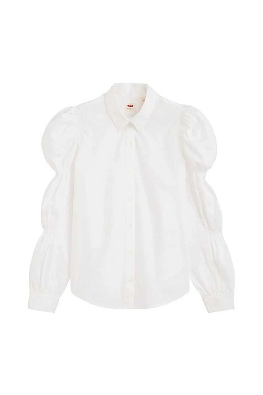 Levi's Women's Zuma White Shirt with Ruffled Sleeves Style A1883-0000