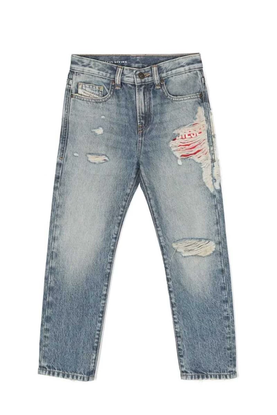 Diesel Kids' J00809-Kxbhx Denim Jeans for Children - Classic Fit Stretch Comfort
