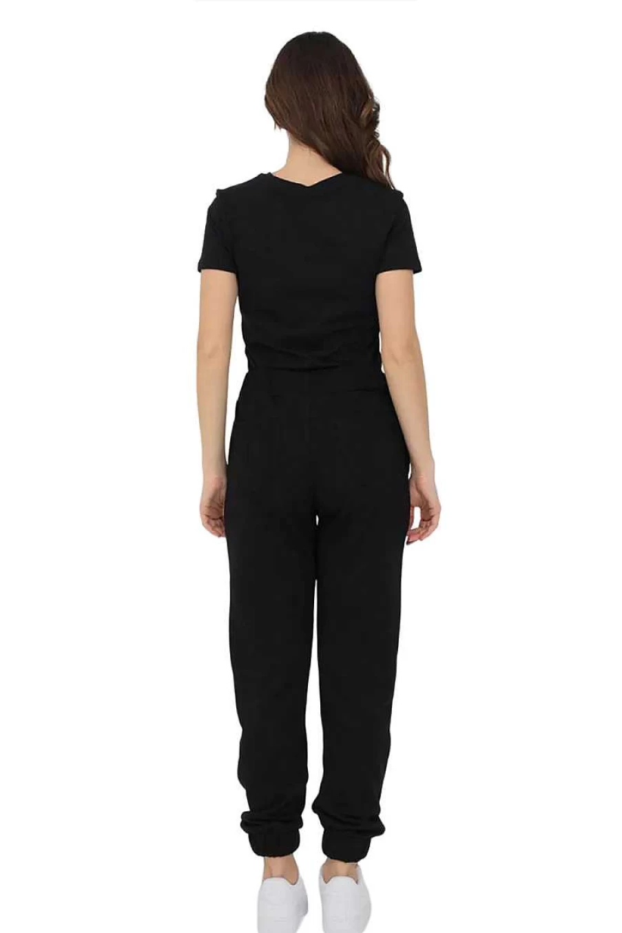 Kendalkylie Women's Basic Black Sweatpants | Comfortable Casual Lounge Pants KKW3601701