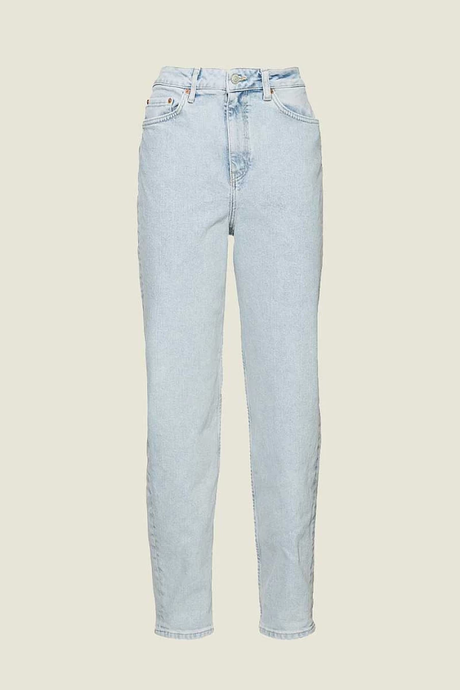 "Jjxx Women's Mom Fit High-Waisted Light Wash Denim Jeans 12203876"