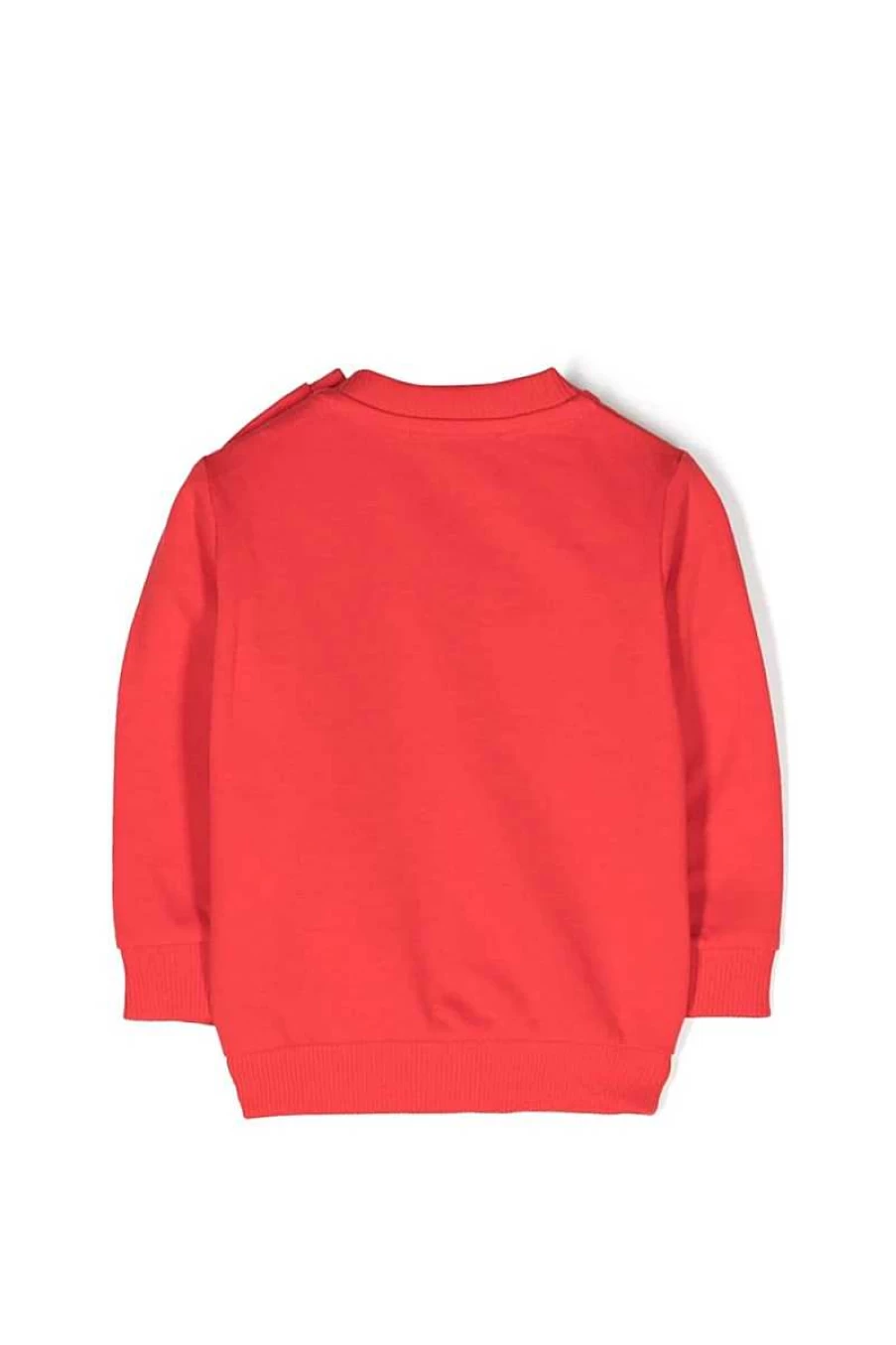 Moschino Kids Red Sweatshirt | Mzf04Q-Lca19 | Boys & Girls Casual Pullover
