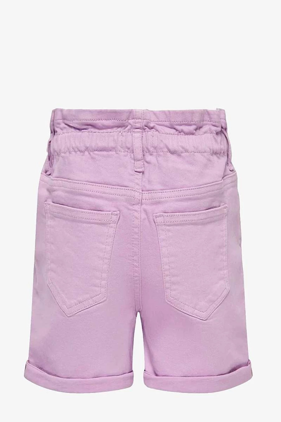 "ONLY Girls' Purple Denim Shorts | Stylish Comfort for Teens"