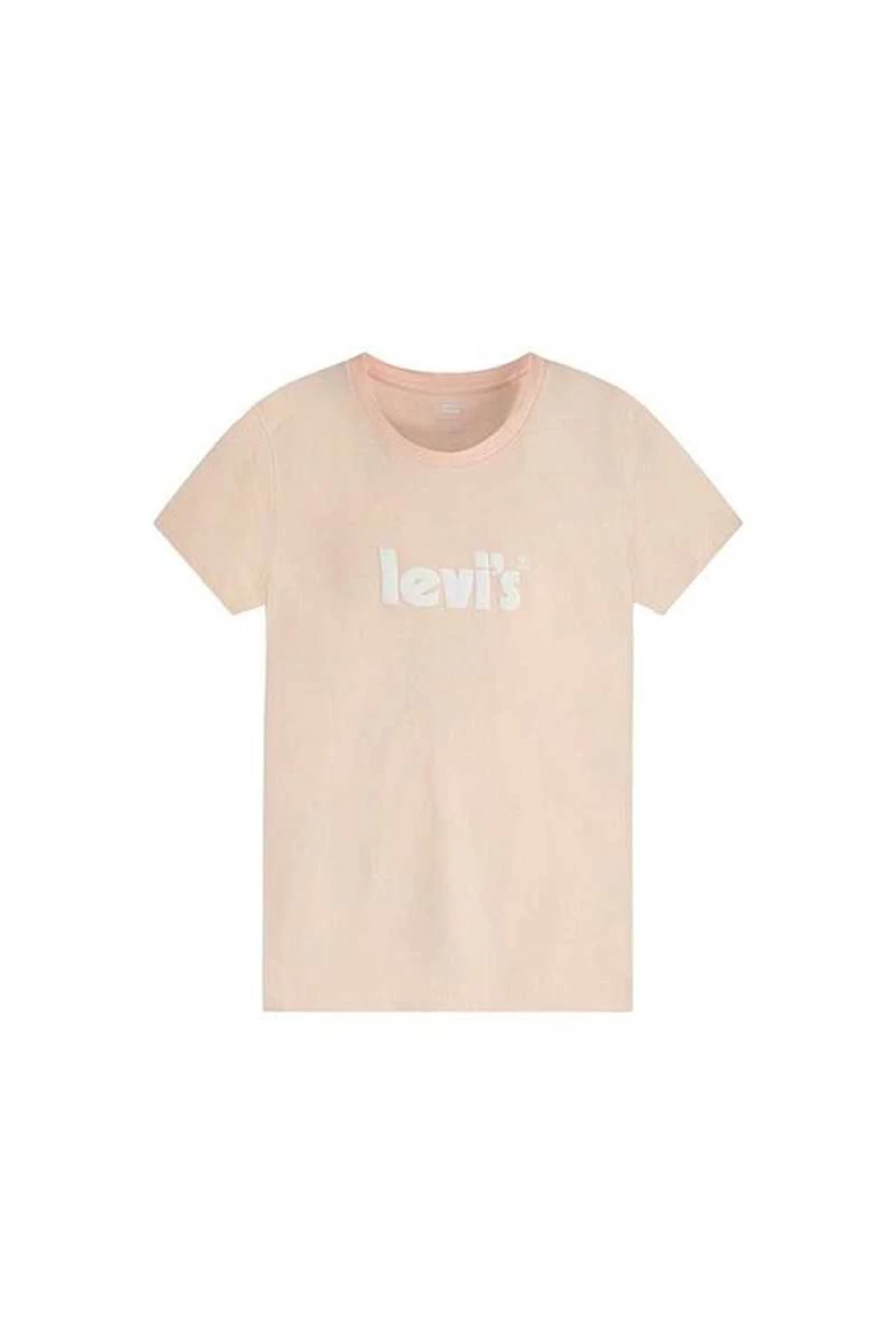 Levi's Women's Pink Short Sleeve T-Shirt with Seasonal Poster Logo - Style 17369-1803