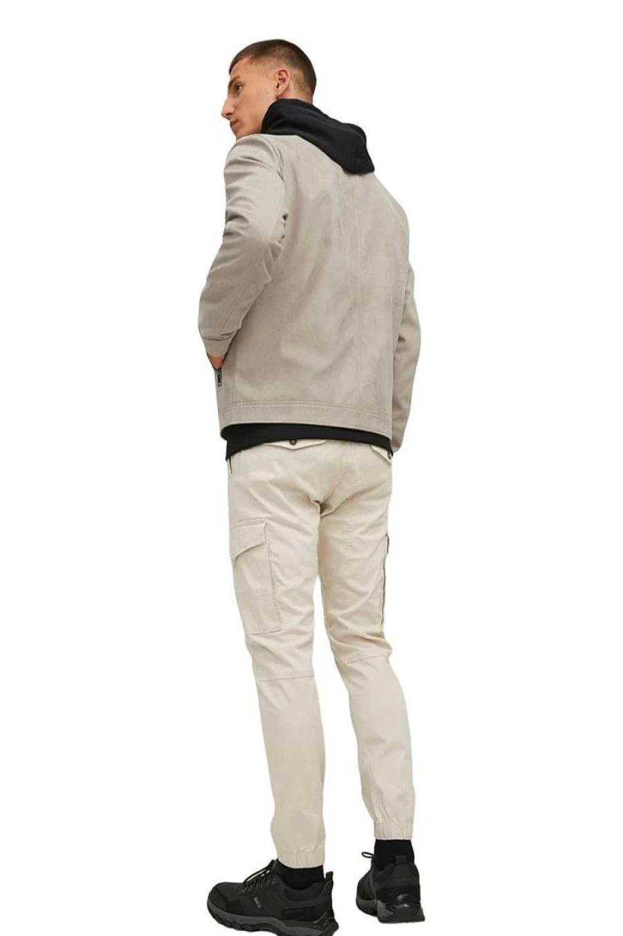 Jack&Jones Men's Beige Jacket 12223141 - Classic Casual Outerwear for Men