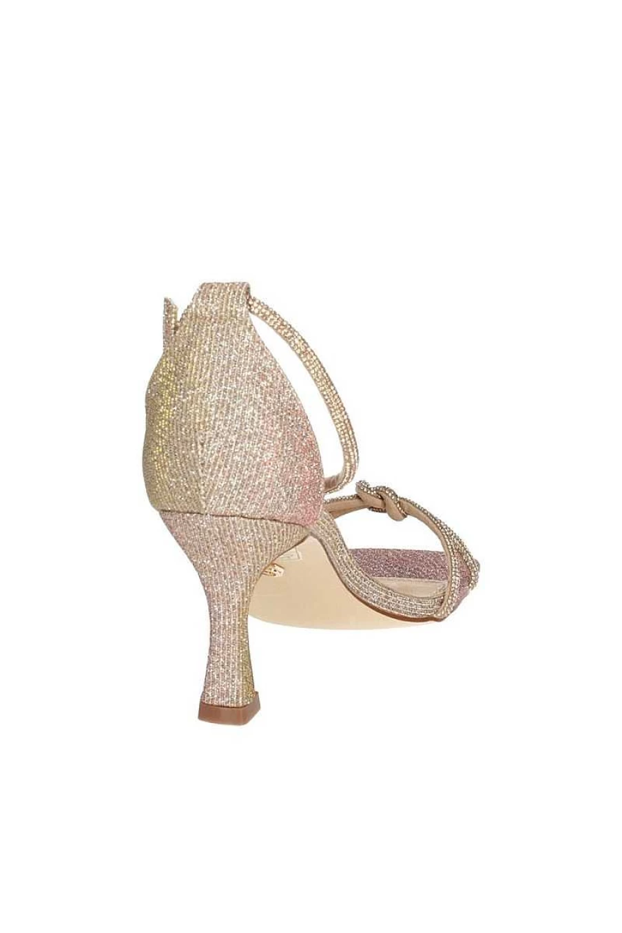 Gold&Gold Gp439 Champagne Women's Sandals - Elegant Ladies' Summer Dress Shoes