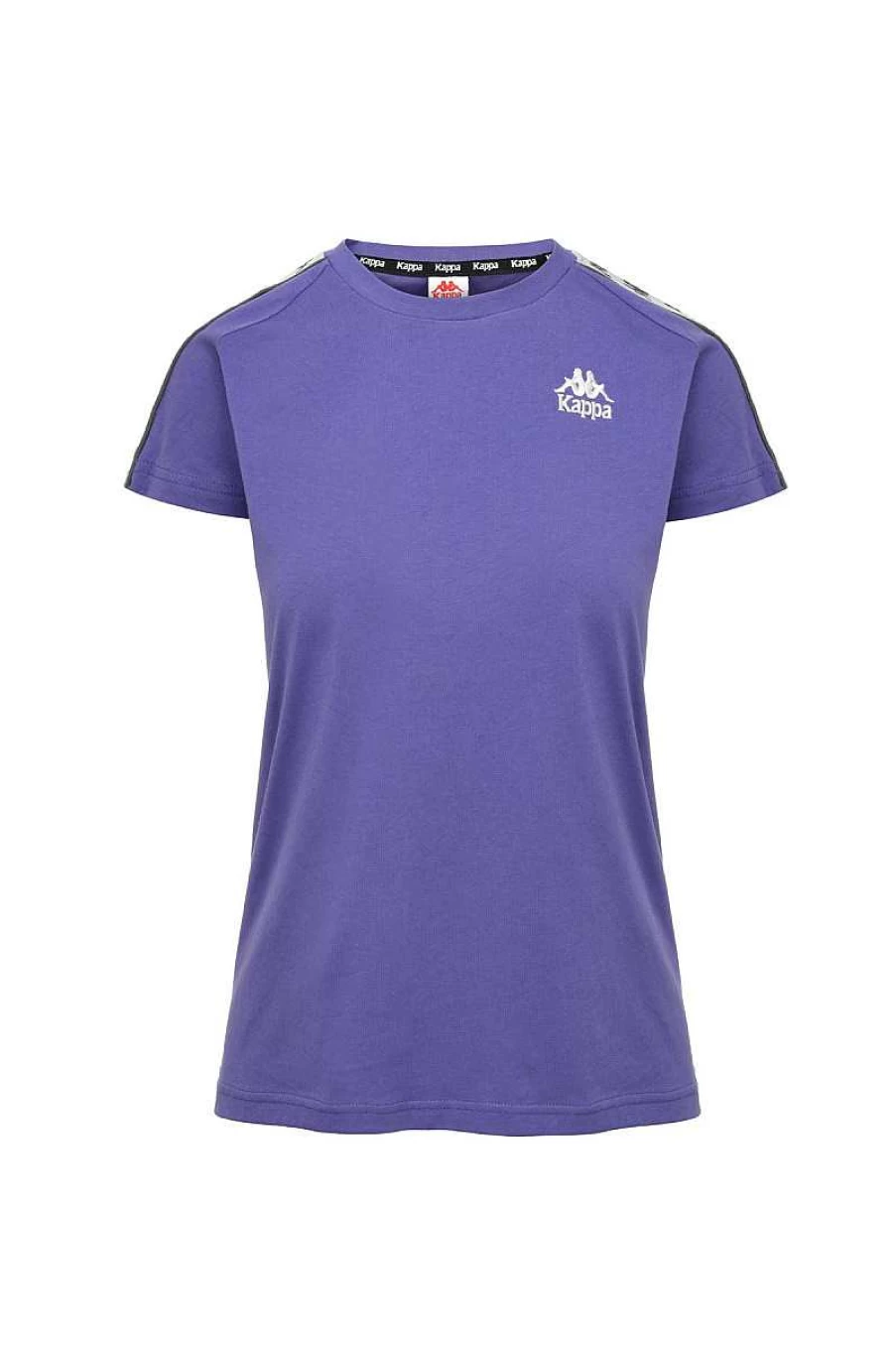 Kappa Girls' Al7-Violet-Beige-Grey Graphic T-Shirt 304Vg00