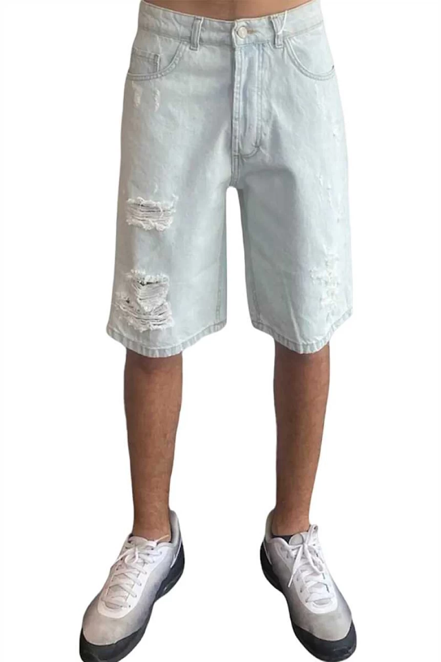 Duca Fashion Men's Bermuda CR2291 Lightweight Denim Jeans for Men