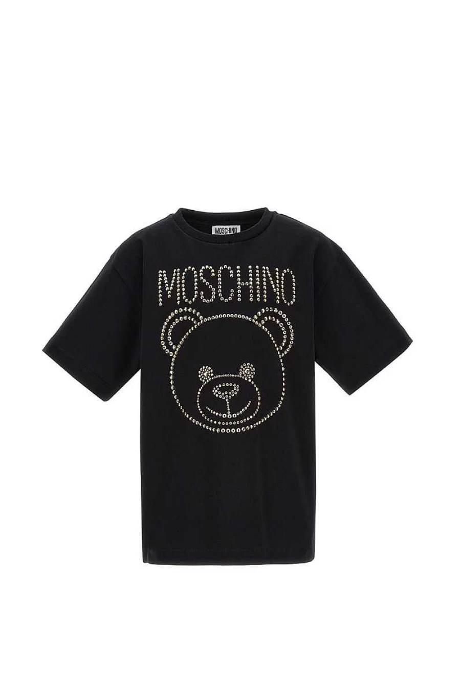 Moschino Kids Black Maxi T-Shirt HBM060-LBA10K for Children