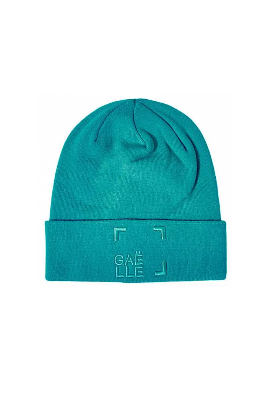 Gaelle Men's Green Beanie Hat - Soft Winter Knit Skull Cap for Cold Weather