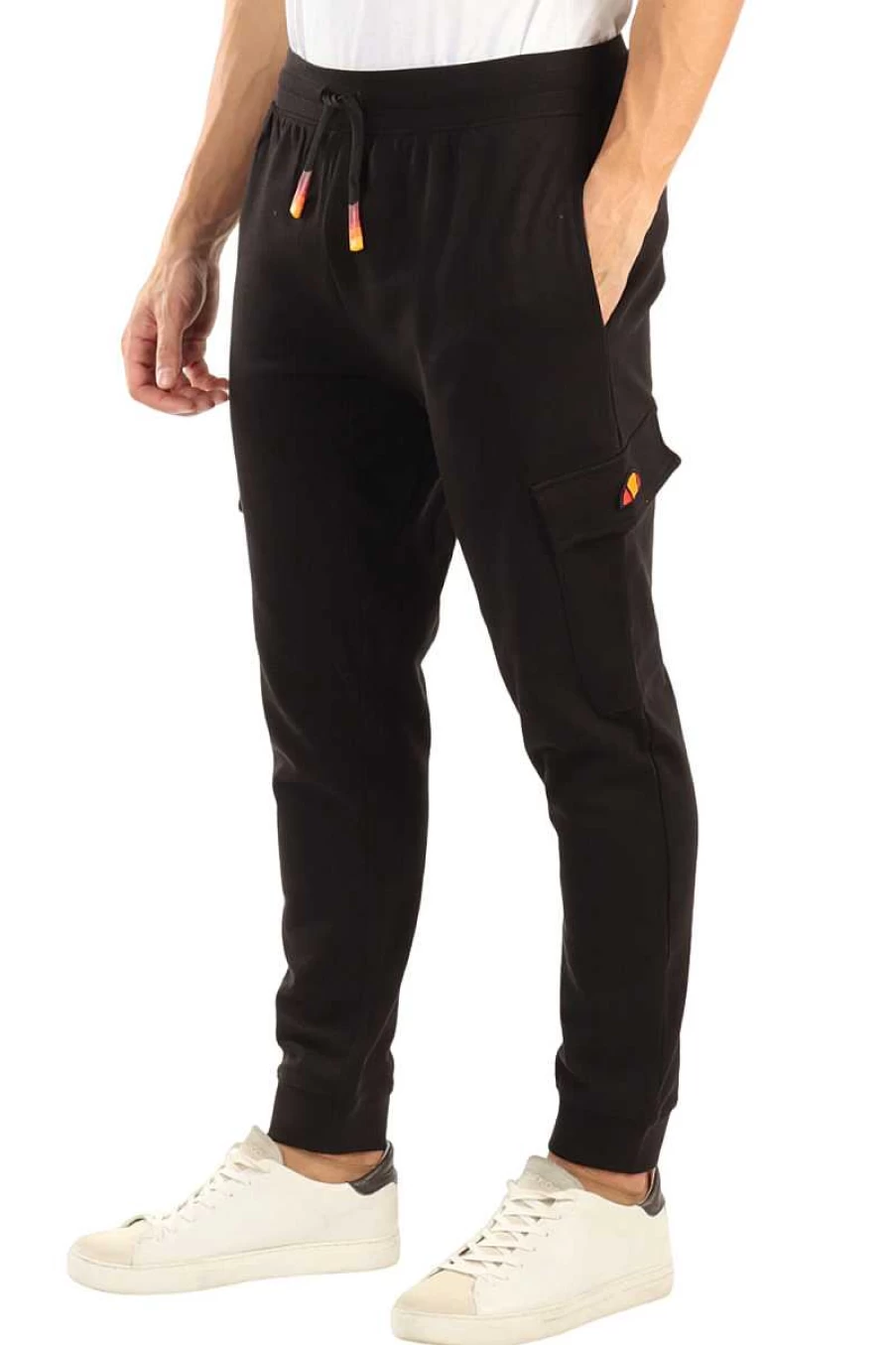 Ellesse Men's Pocket Pants EHM303W22 - Black Casual Trousers for Men