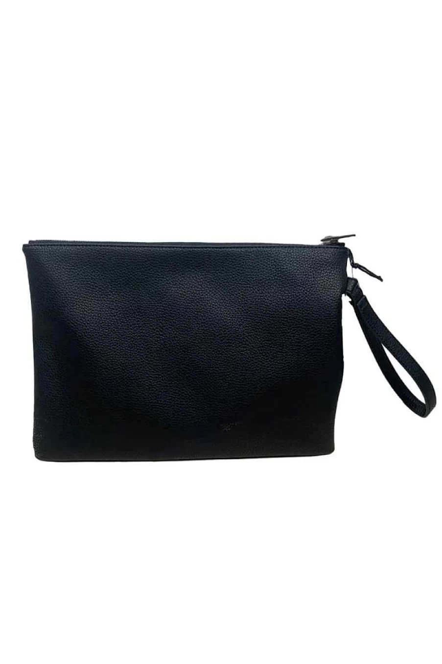 Richmond Clutch Bag UMP22114BO Black Unisex Handbag for Women & Men