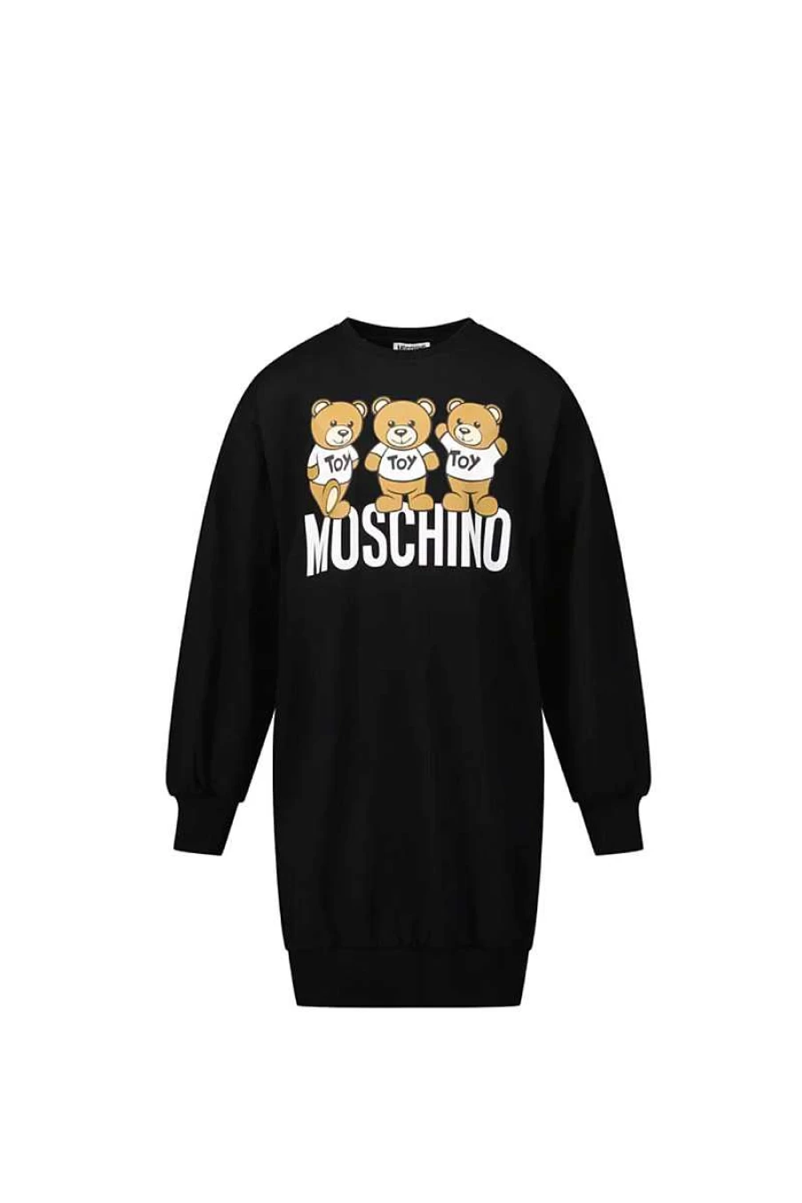 Moschino Black Lace Dress for Girls - Elegant Kids Formal Wear