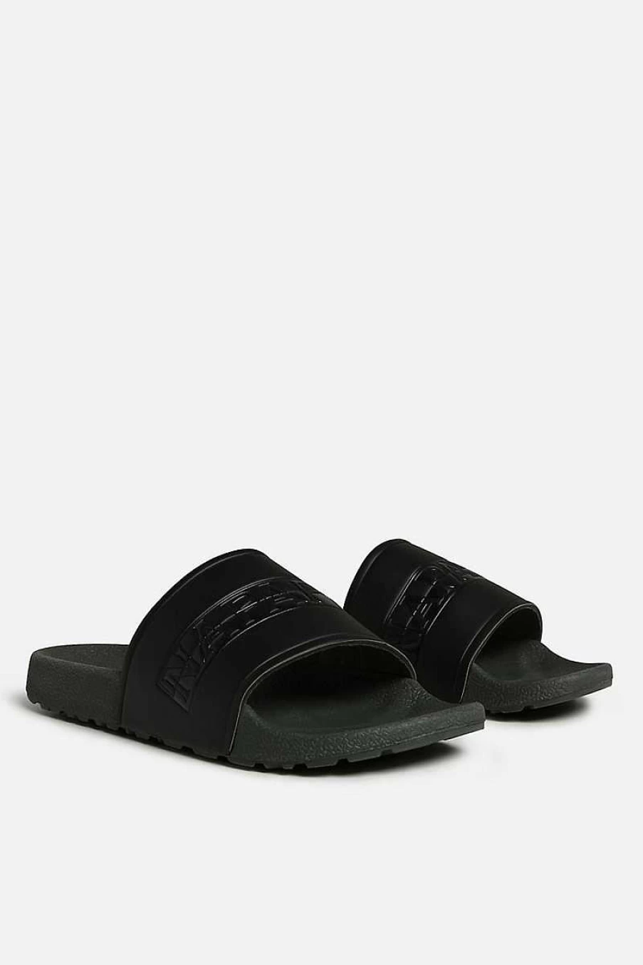 Napapijri Men's Beach Slippers in Green/Black - NP0A4Gtw