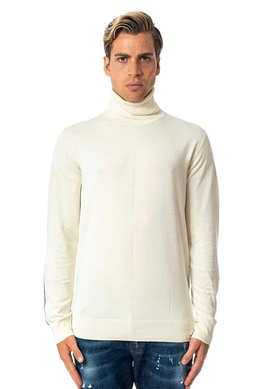 Richmond Men's Dark Blue Saphir Orik Uma23187Lu Sweater
