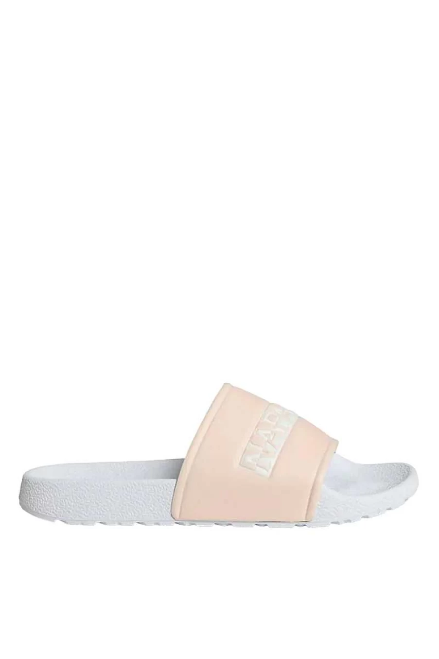 Napapijri Women's Beach Slippers - Comfortable White and Pink Sandals for Summer