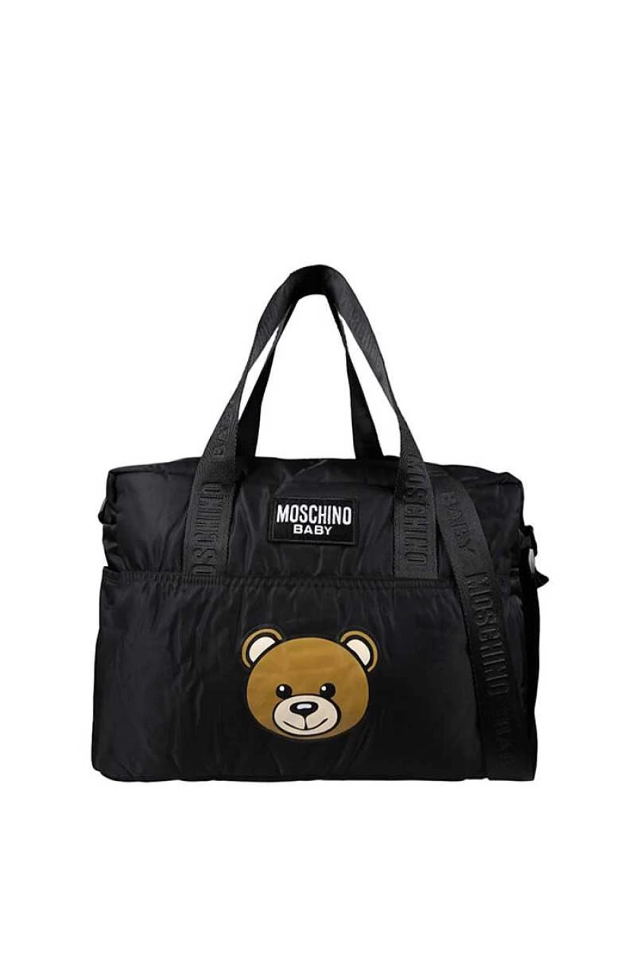 Moschino Kids Black Backpack Mux04K-L3A89 Children's Fashion Bag