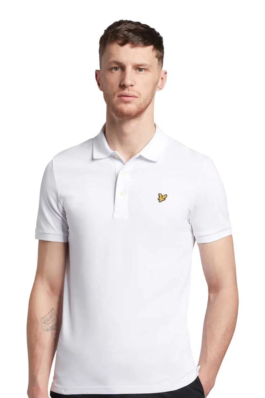 Lyle & Scott Men's Classic White Polo Shirt - Premium Cotton Sp400Voge Design