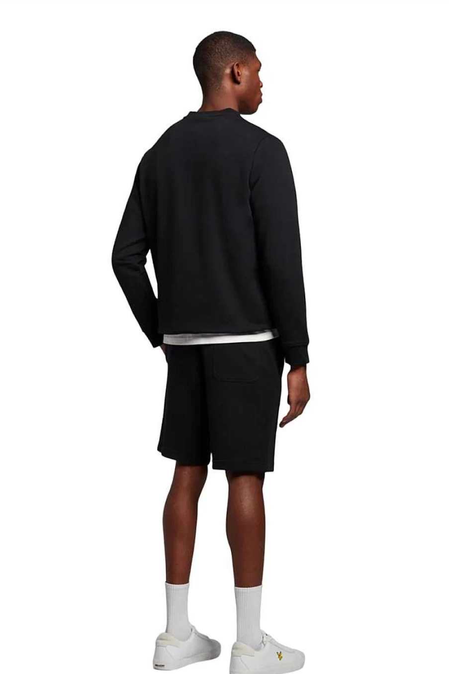 Lyle & Scott Men's Sweat Shorts - ML414Voge Black Athletic Casual Shorts