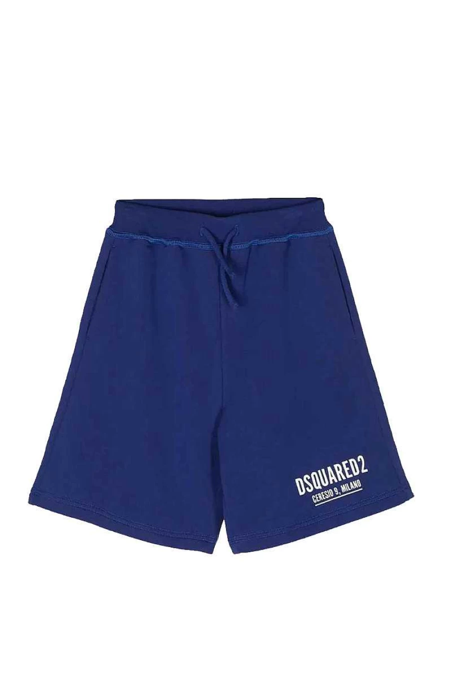 Dsquared Child Electric Blue Bermuda Over D2P547U Dq1412-D002Y Kids Jeans