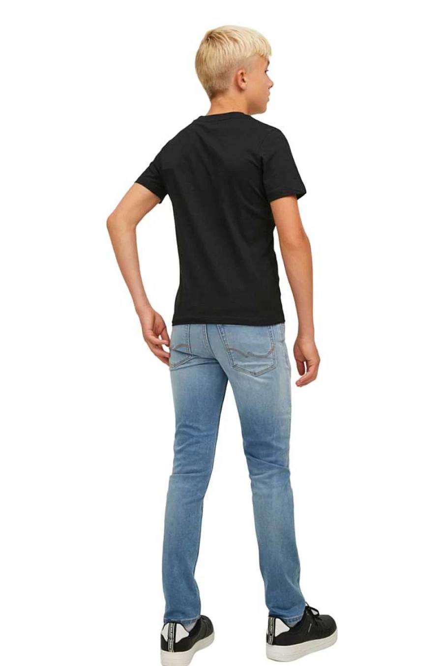 Jack & Jones Kids' Basic Black T-Shirt for Children | Classic Cotton Tee