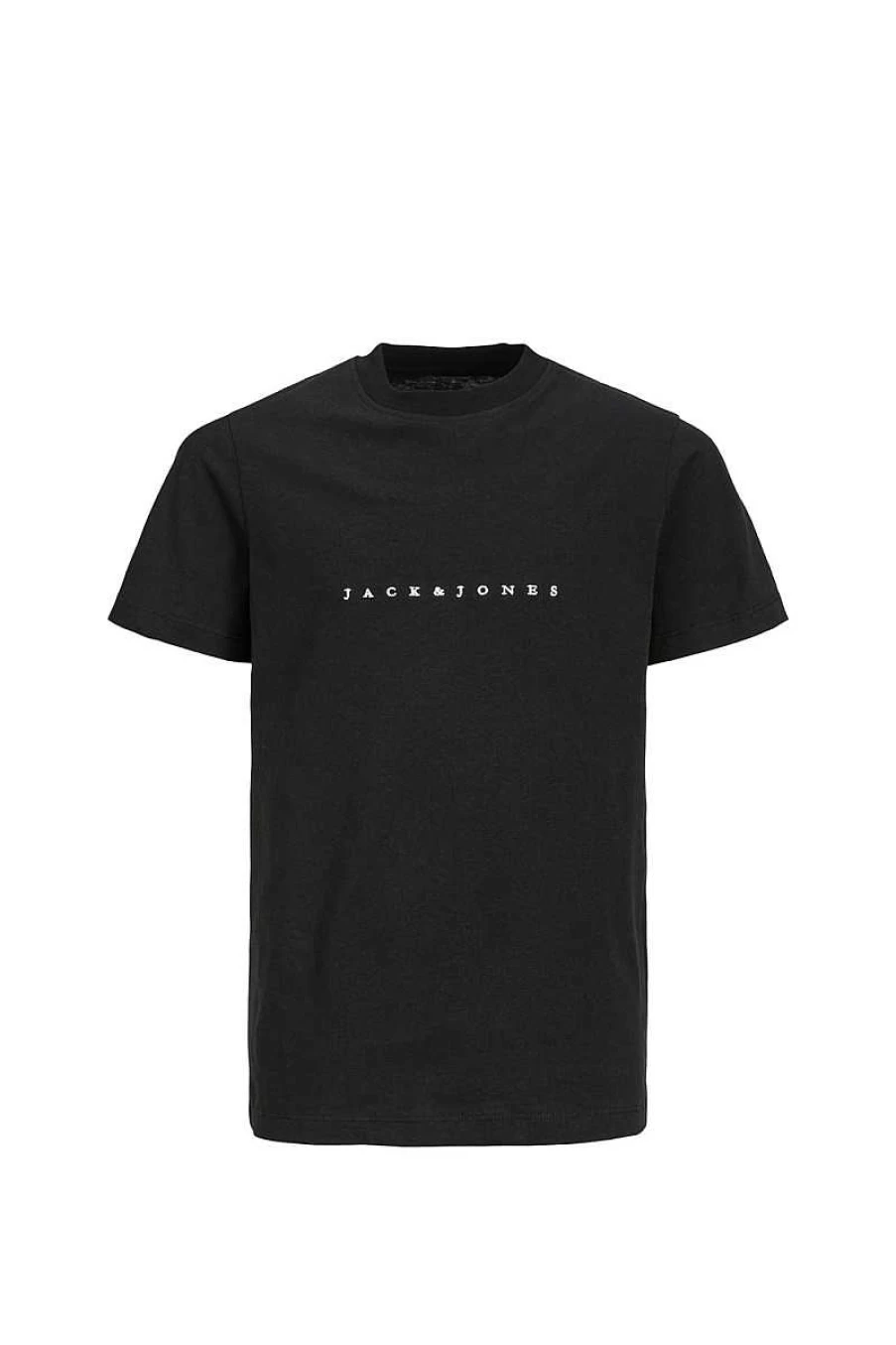 Jack & Jones Kids' Basic Black T-Shirt for Children | Classic Cotton Tee