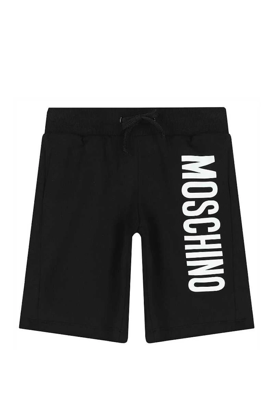 Moschino Black Side Writing Short HPQ007-J for Women