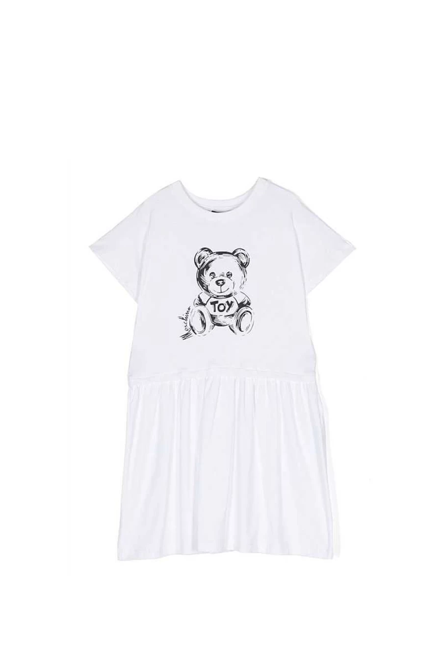 Moschino Kids White Dress - Elegant Children's Fashion for Girls & Boys