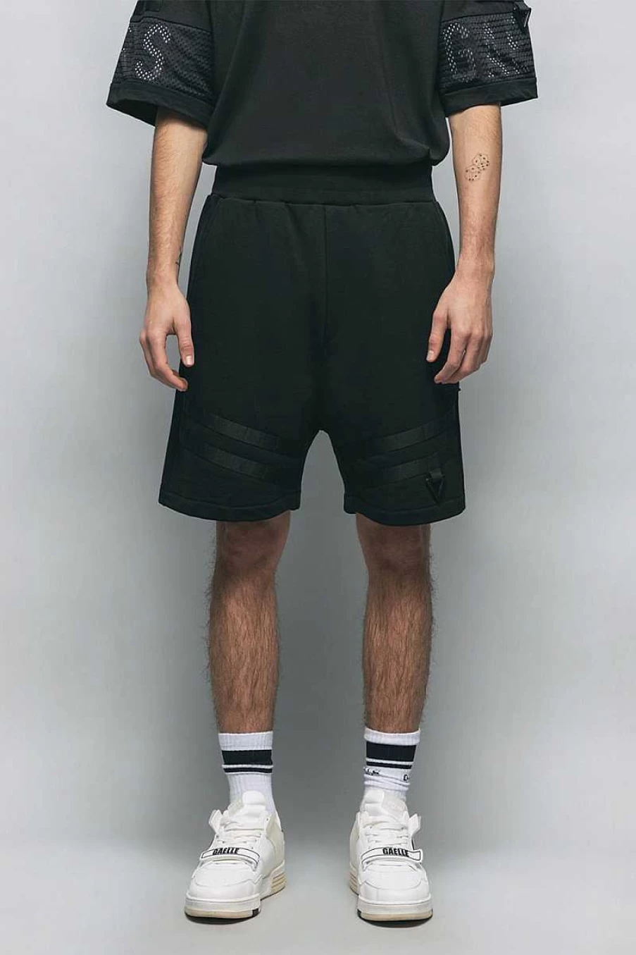 Gaelle Bermuda GBU01192S Black Men's Shorts for Men