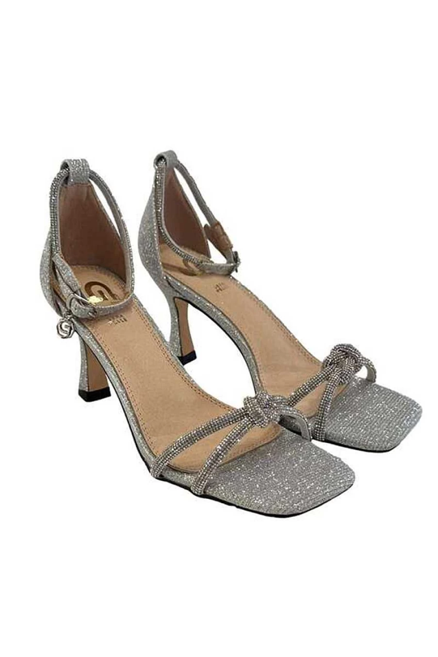 Gold&Gold GP439 Women's Silver Sandals – Stylish Comfort for Women