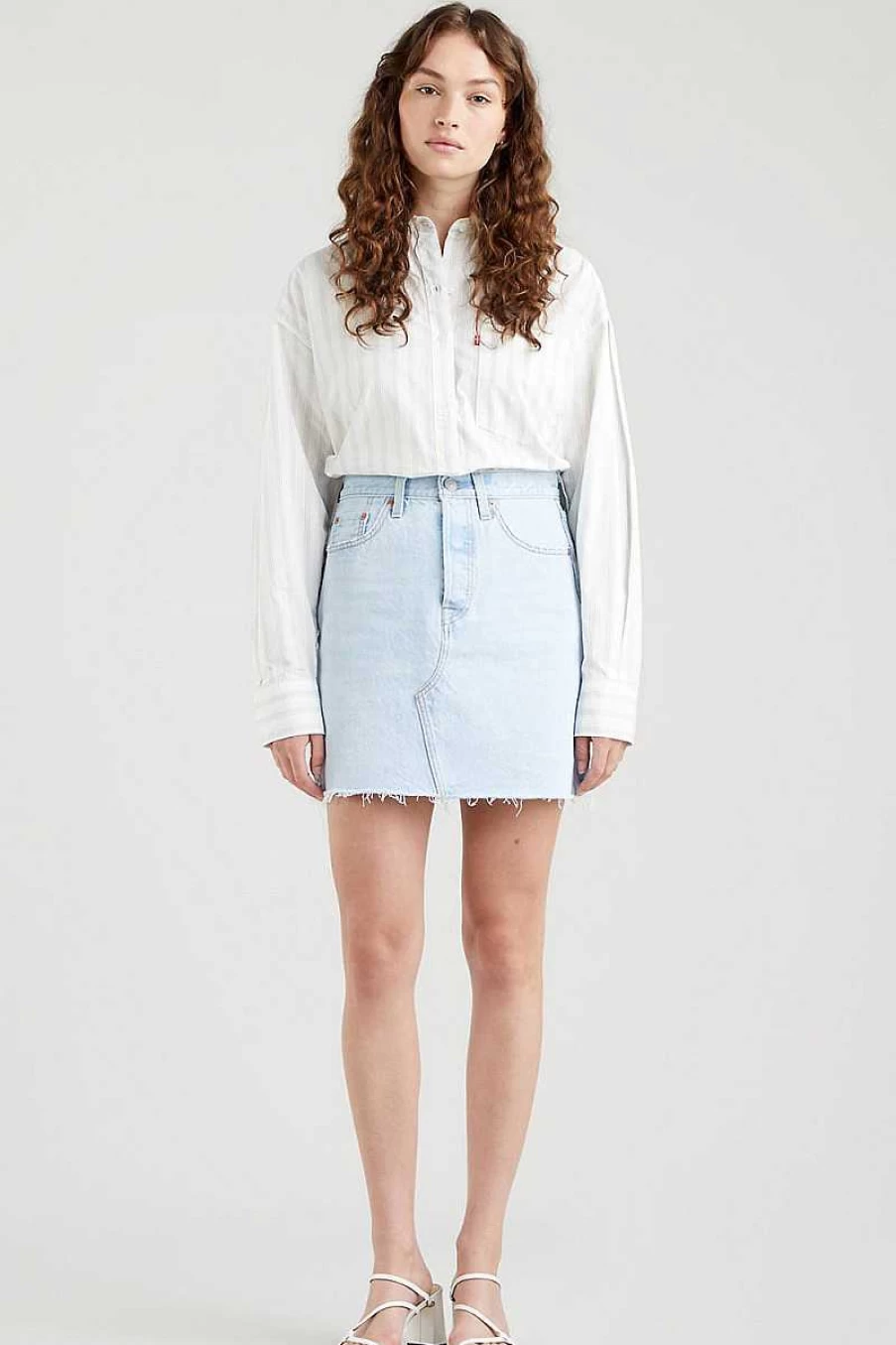 Levi's Women's Light Denim Skirt - HR Decon Icnic Style 77882-0047