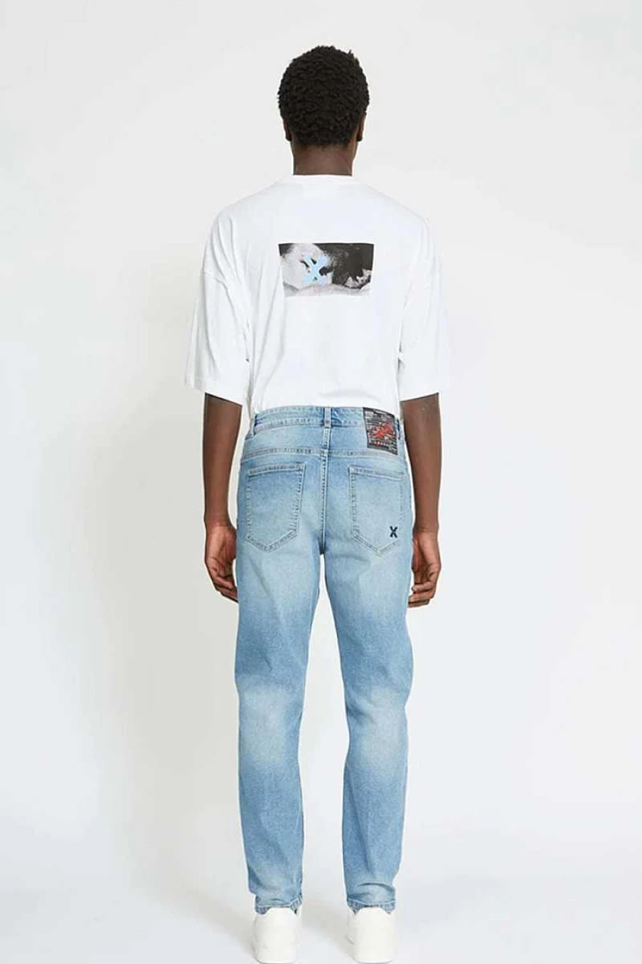 Richmond Men's Medium Blue Denim Jeans - Classic Fit Uma23128Je for Men
