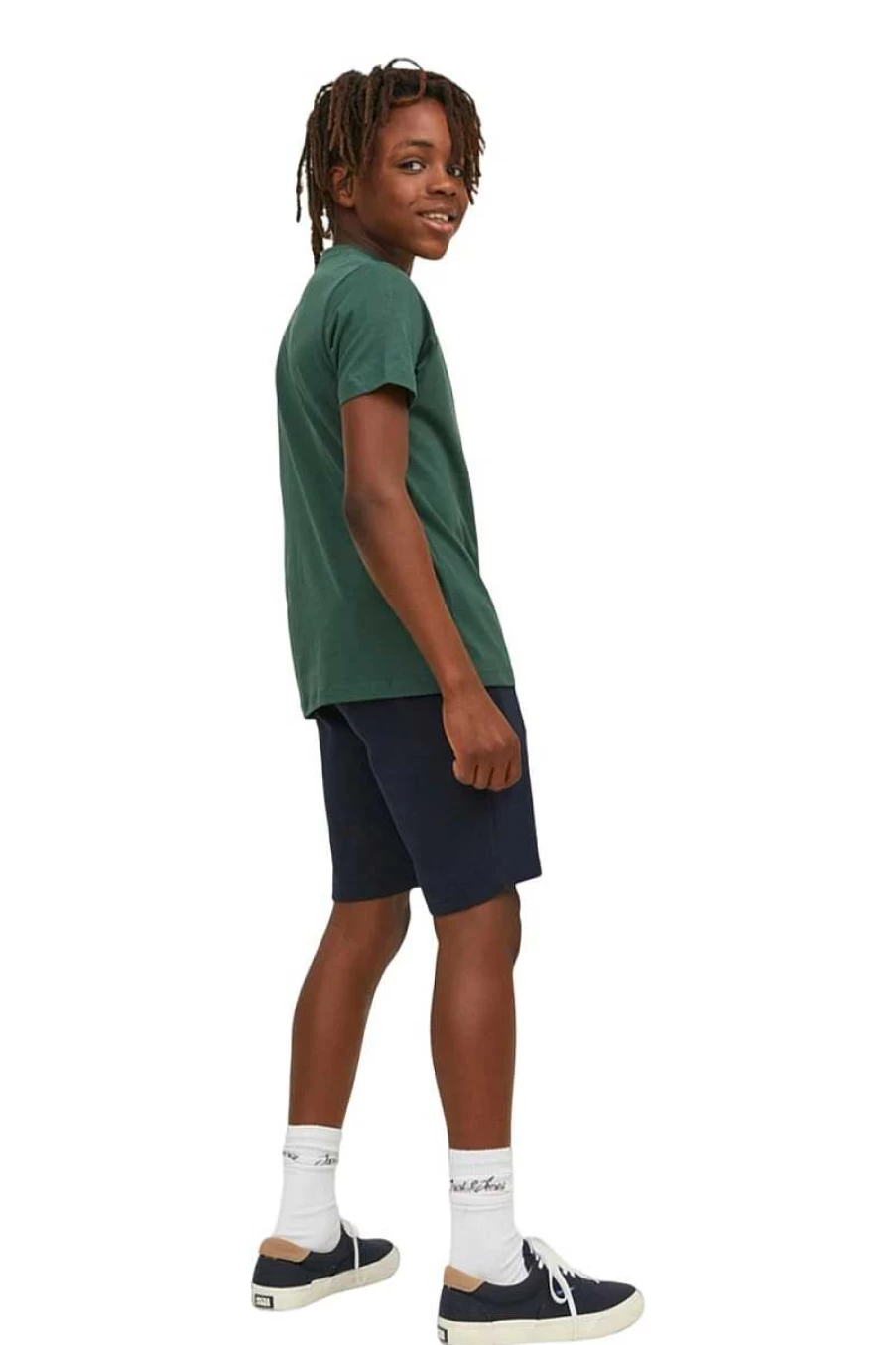 Jack & Jones Kids' Blue Fleece Bermuda Shorts for Children - Comfortable & Stylish 12225256