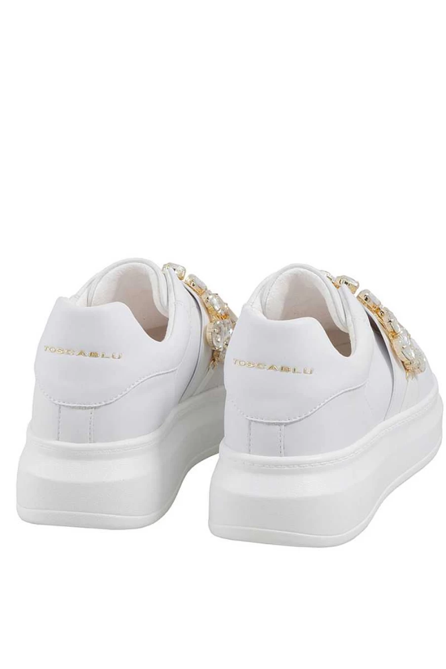 Tosca Blu Women's Alassio White Nappa Leather Sneakers