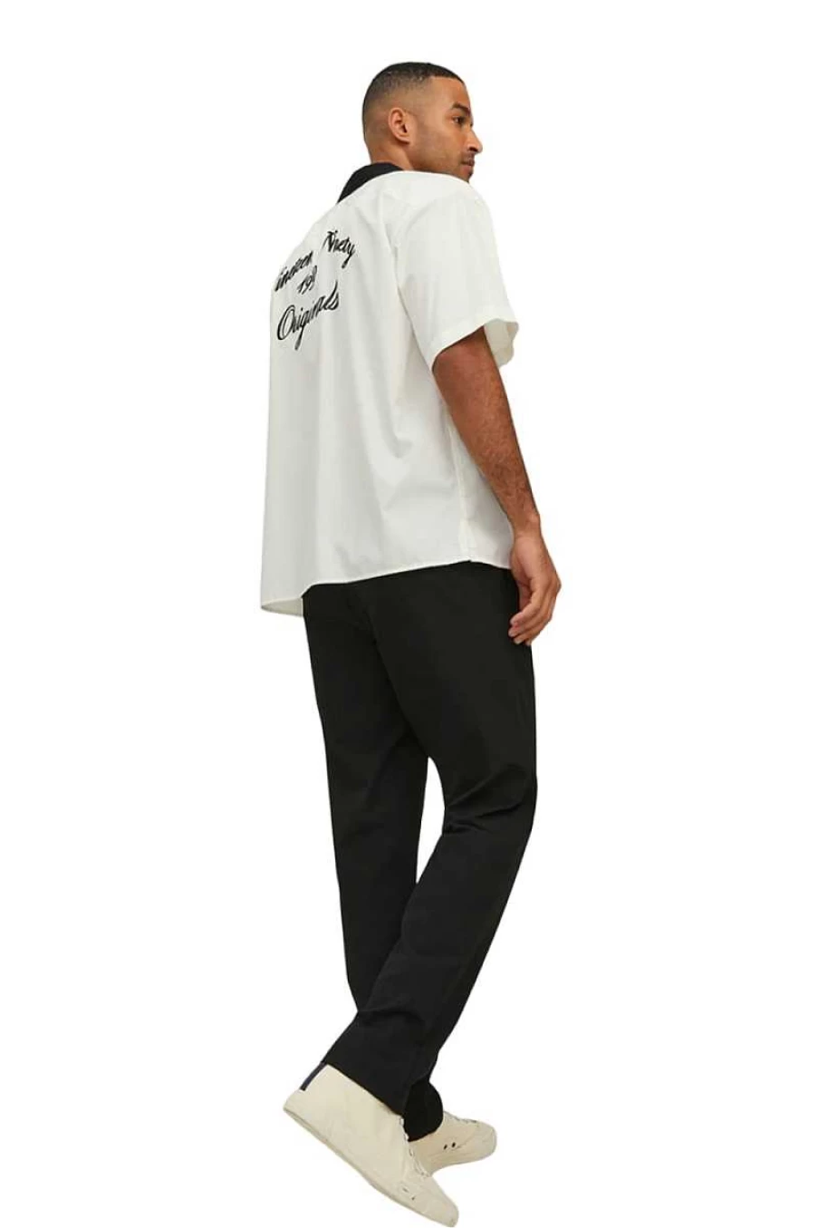 Jack&Jones Men's Black Slim Fit Chino Pants 12229389