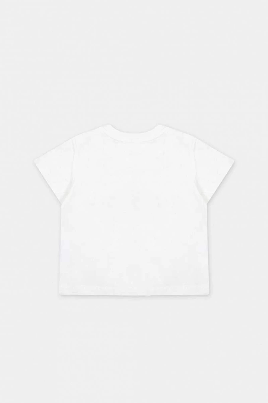 Moschino Kids White Graphic T-Shirt | MWM032-LAA03 | Cotton Casual Tee for Children