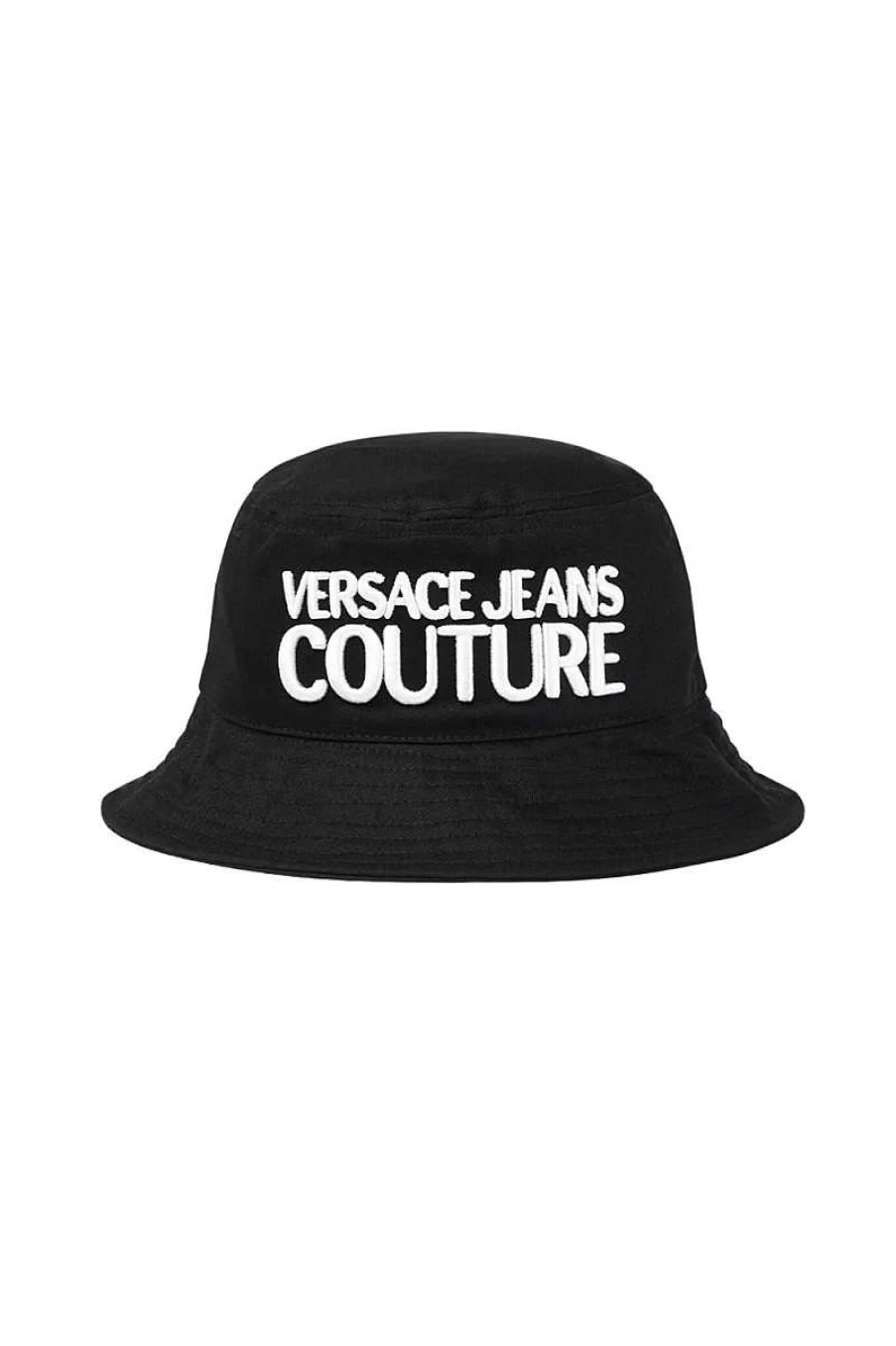 Versace Black and White Bucket Hat for Men - 74Yazk05