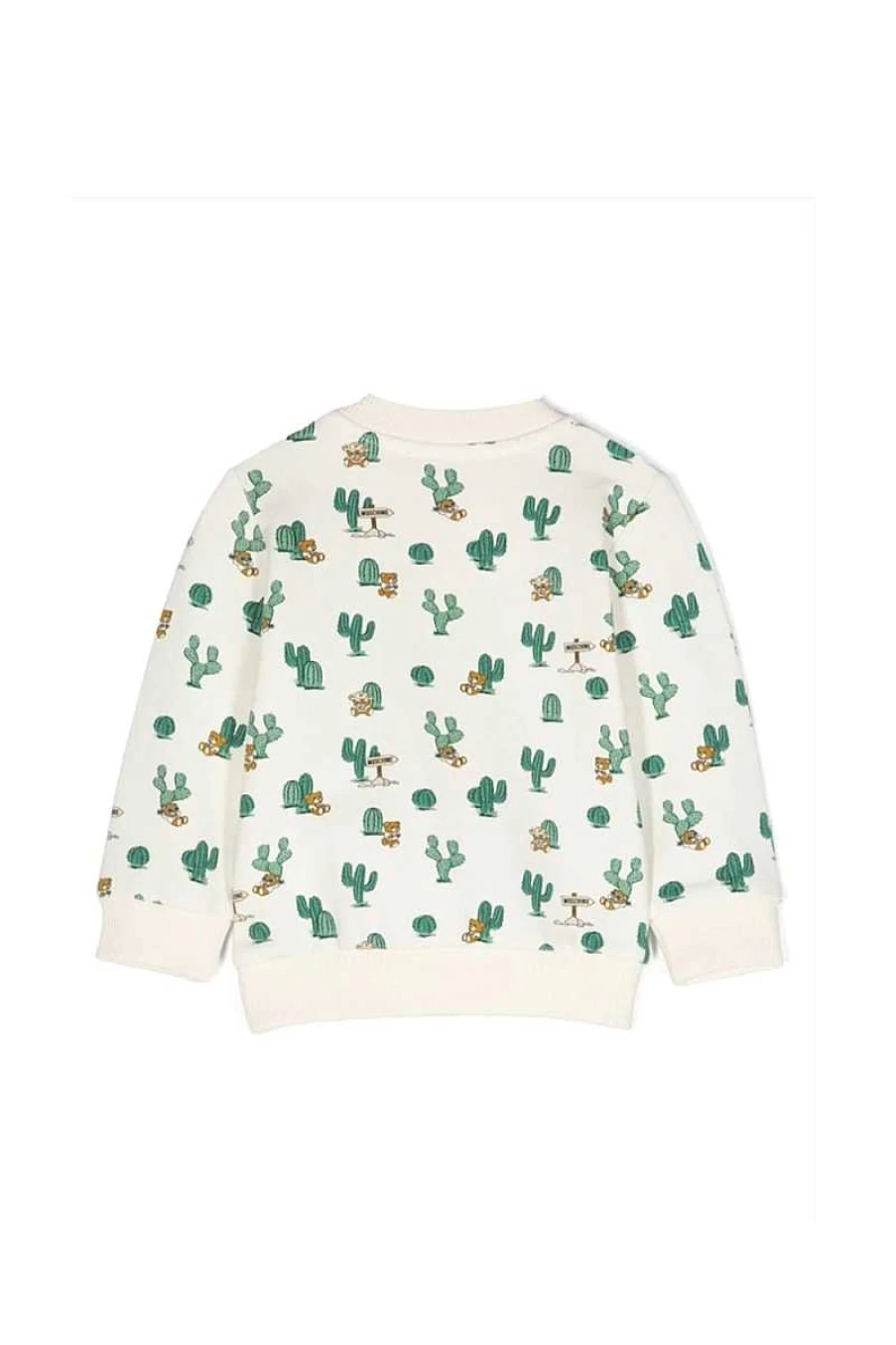 Moschino Kids Milk Print Sweatshirt - M5F04Q-Ldb3C for Children