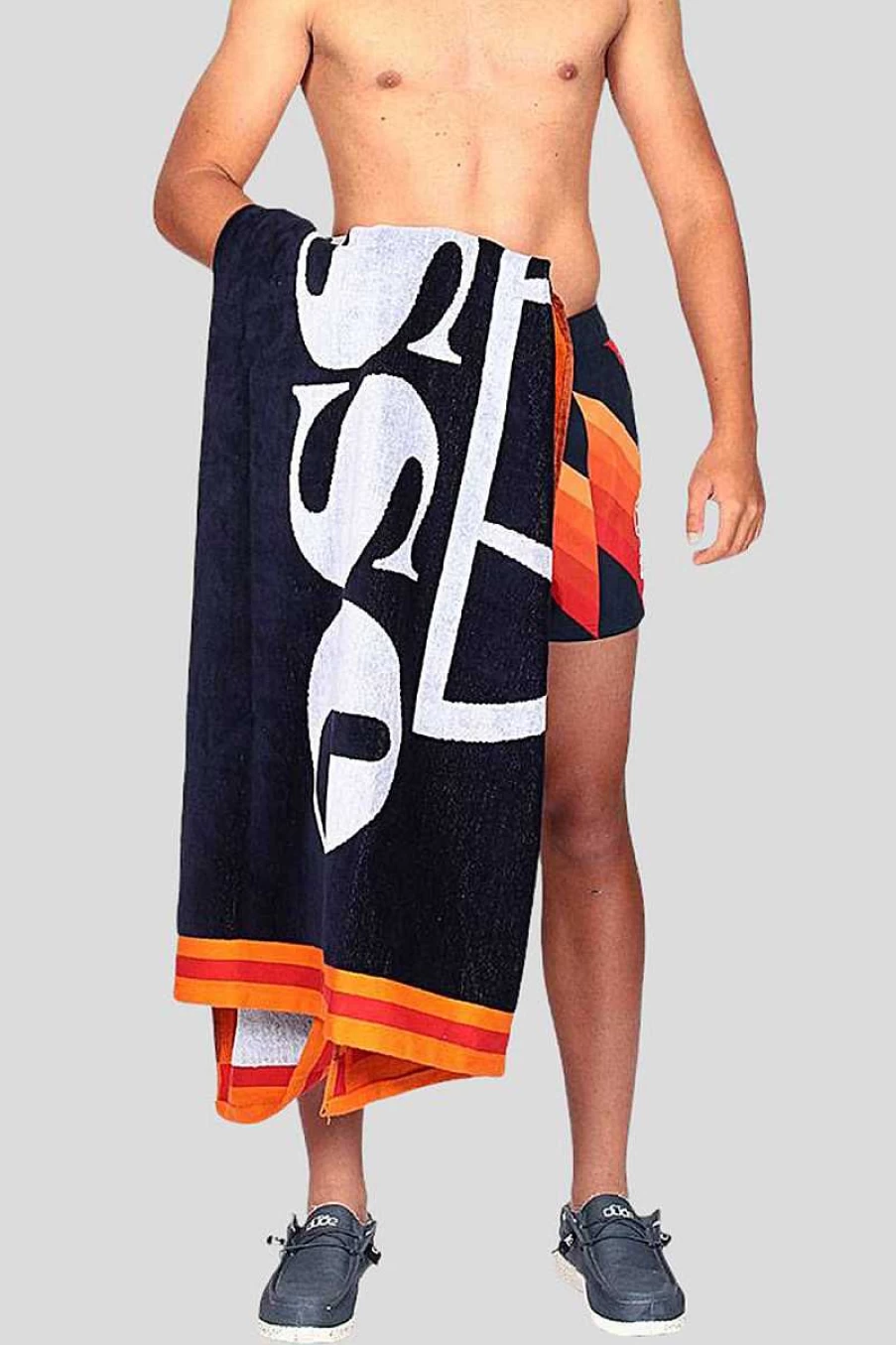 Ellesse Men's Quick-Dry Beach Towel - Lightweight & Absorbent for Swimming, Gym, and Travel