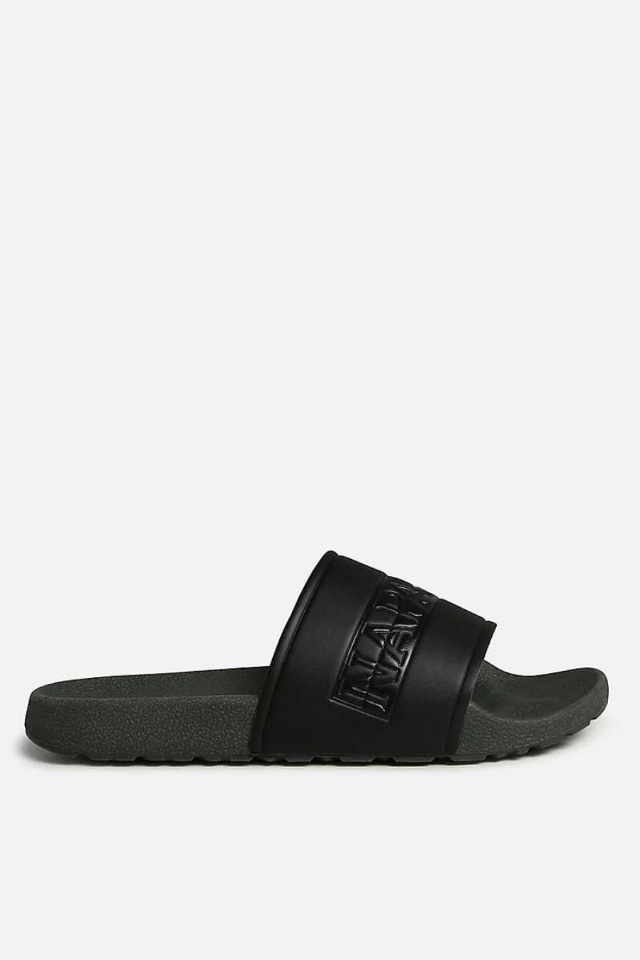 Napapijri Men's Beach Slippers in Green/Black - NP0A4Gtw