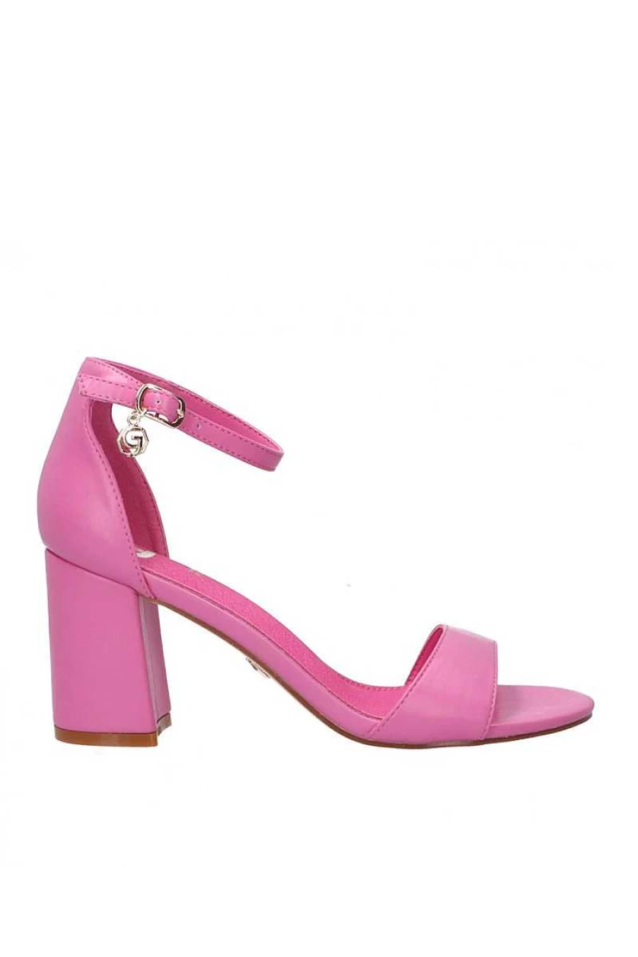 Gold&Gold Women's GD811 Platform Sandals with Wide Bubble Heel - Comfortable & Stylish Summer Shoes