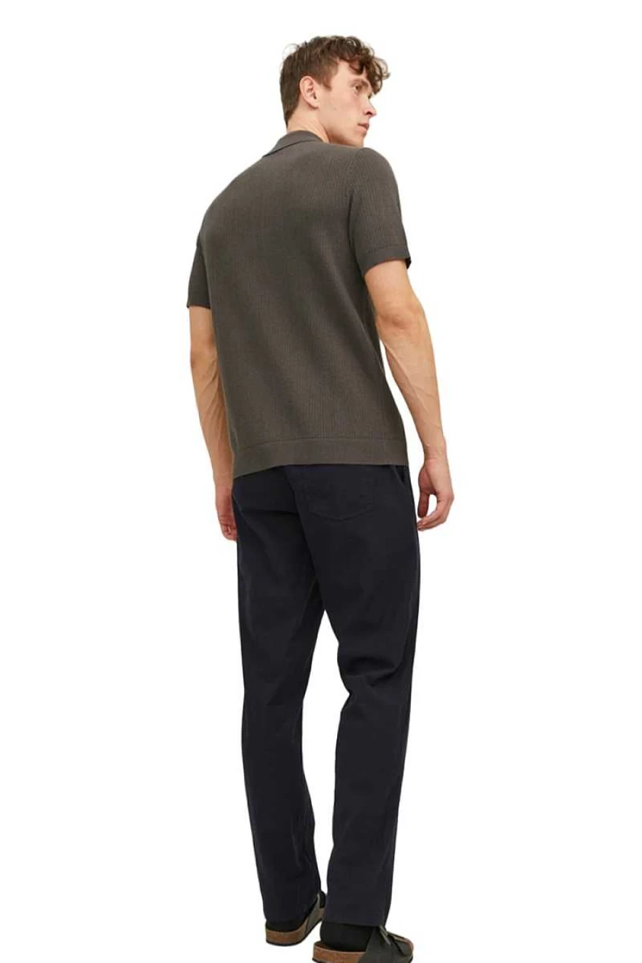Jack & Jones Men's Black Pants 12237648 - Classic Fit Casual Trousers for Men
