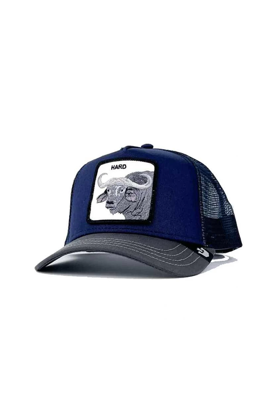 Goorin Bros Widowmaker Black & Blue Fedora Hat for Men - Stylish Vintage Inspired Headwear
