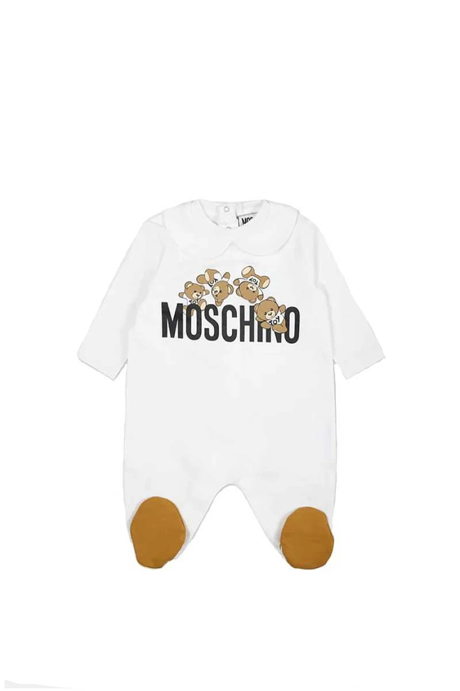 Moschino Kids White Body Muy06M-Lca19 T-Shirt for Children
