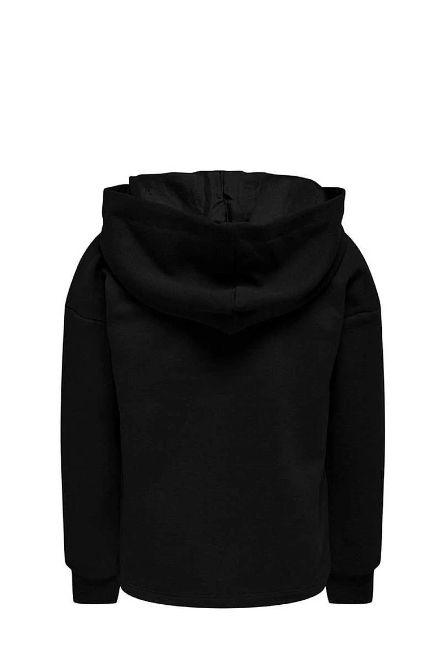 "Only Brand Black Logo Sweatshirt for Girls - Stylish Casual Pullover"