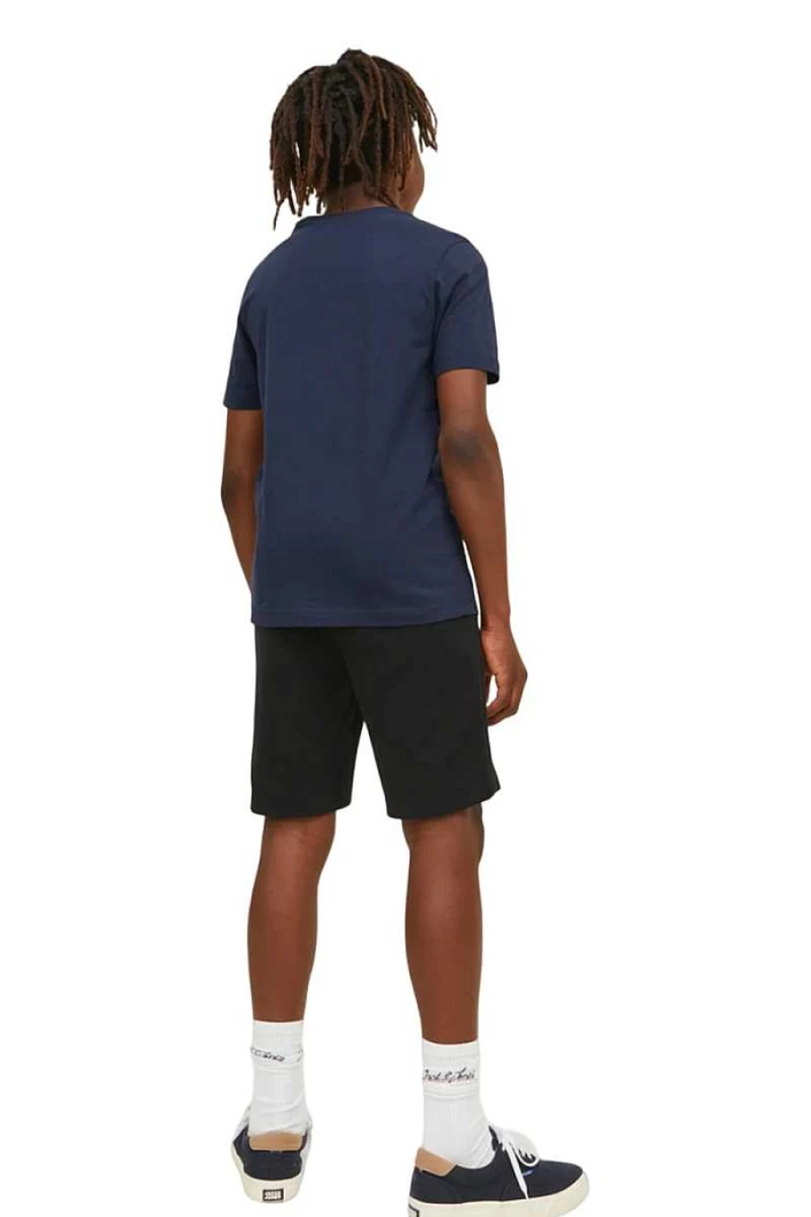 Jack & Jones Kids' Fleece Bermuda Shorts - Black, Style 12225256