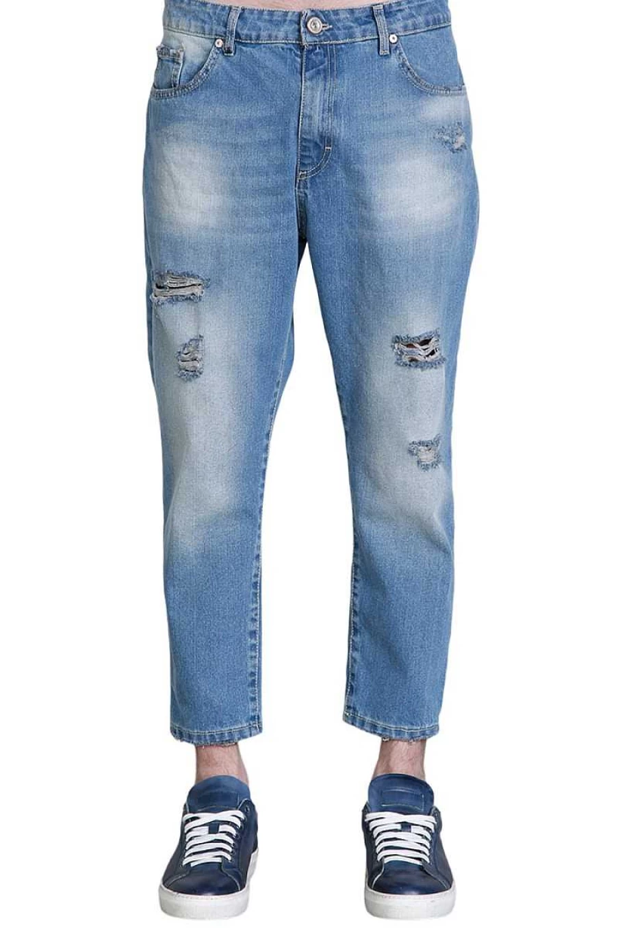 Berna Men's Carrot Fit Denim Jeans M230130 for Men