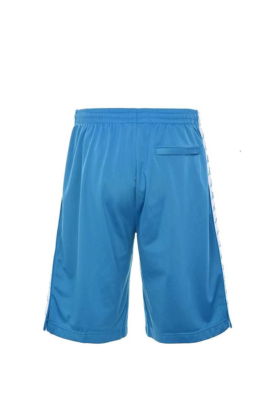 Kappa Men's Bermuda Shorts - Blue and White Striped Design - Comfortable Casual Wear