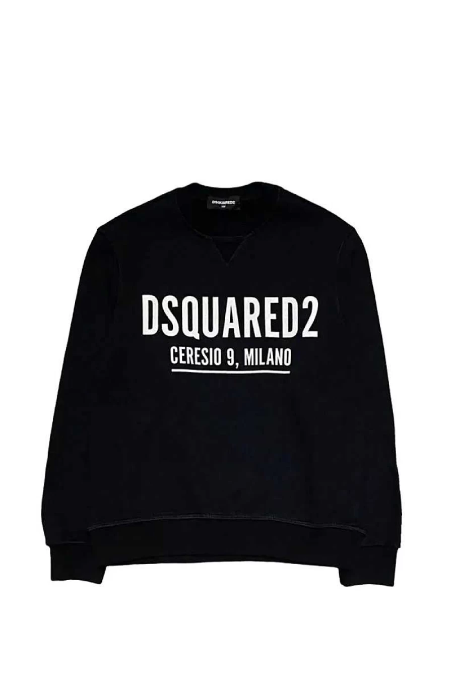 Dsquared Child Black Relax Sweatshirt D2S607U Dq1094-D002Y