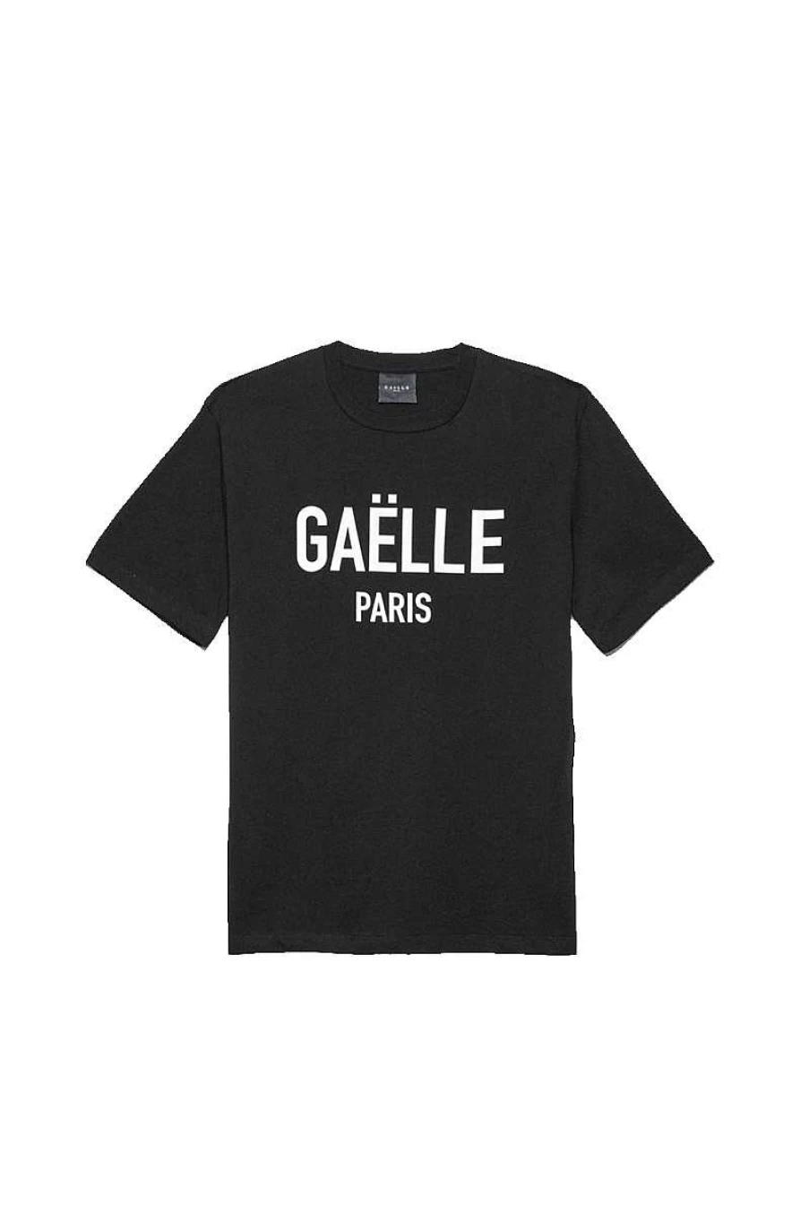 "Gaelle Men's Black & White T-Shirt GBU01466 - Classic Cotton Tee for Men"