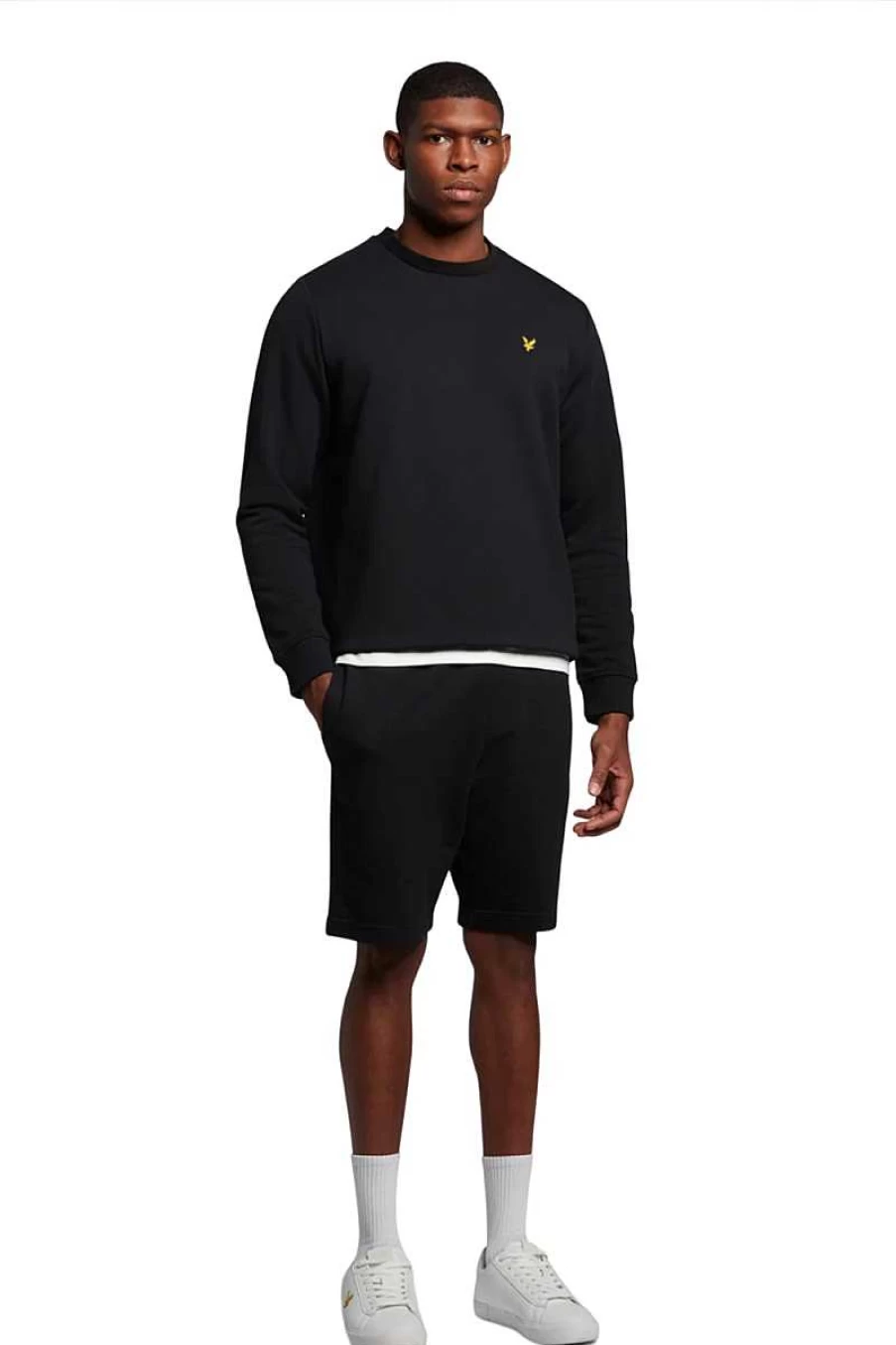 Lyle & Scott Men's Sweat Shorts - ML414Voge Black Athletic Casual Shorts